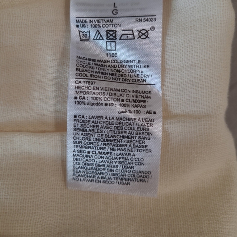 NWT Old Navy Women's SZ LG. BEIGE PULLON    cotton shorts w/pockets tie casual‎ - Picture 8 of 9
